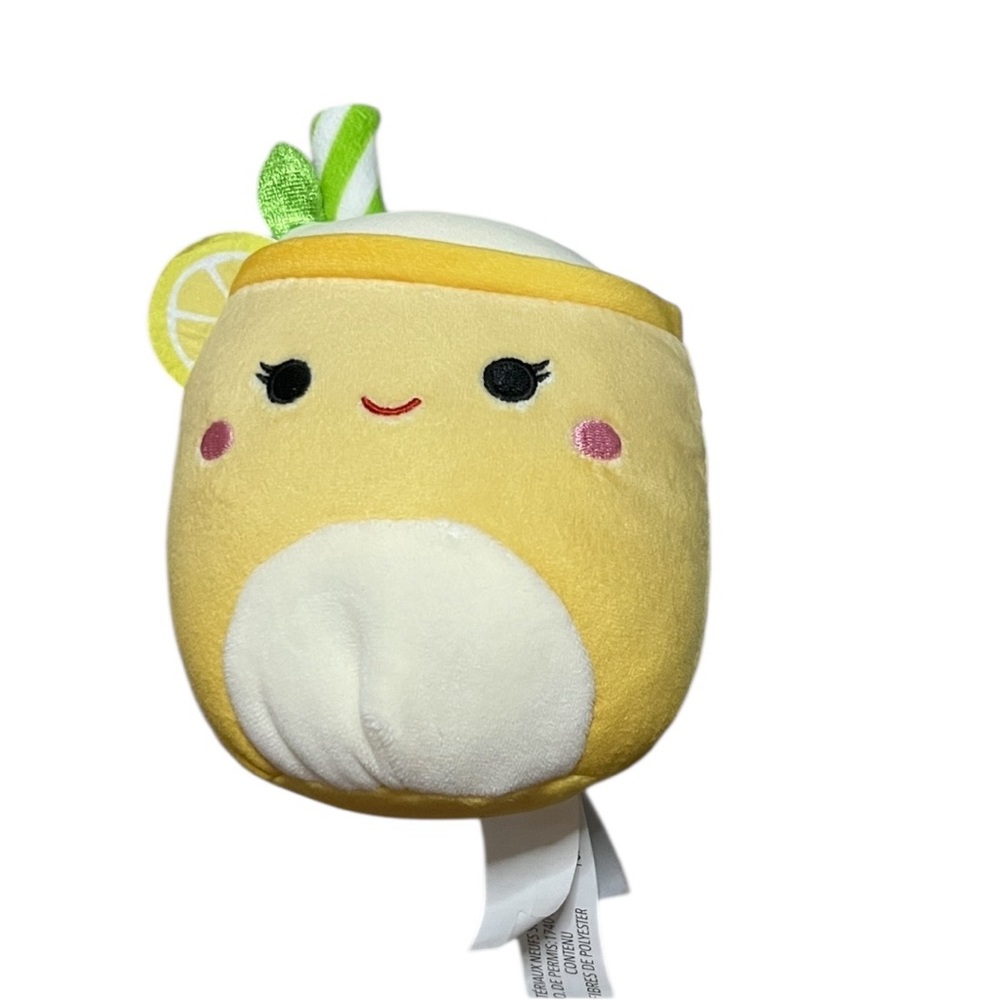 New Squishmallows Kellytoy 5" Medina the Lemonade Plush Toy with Paper Tag